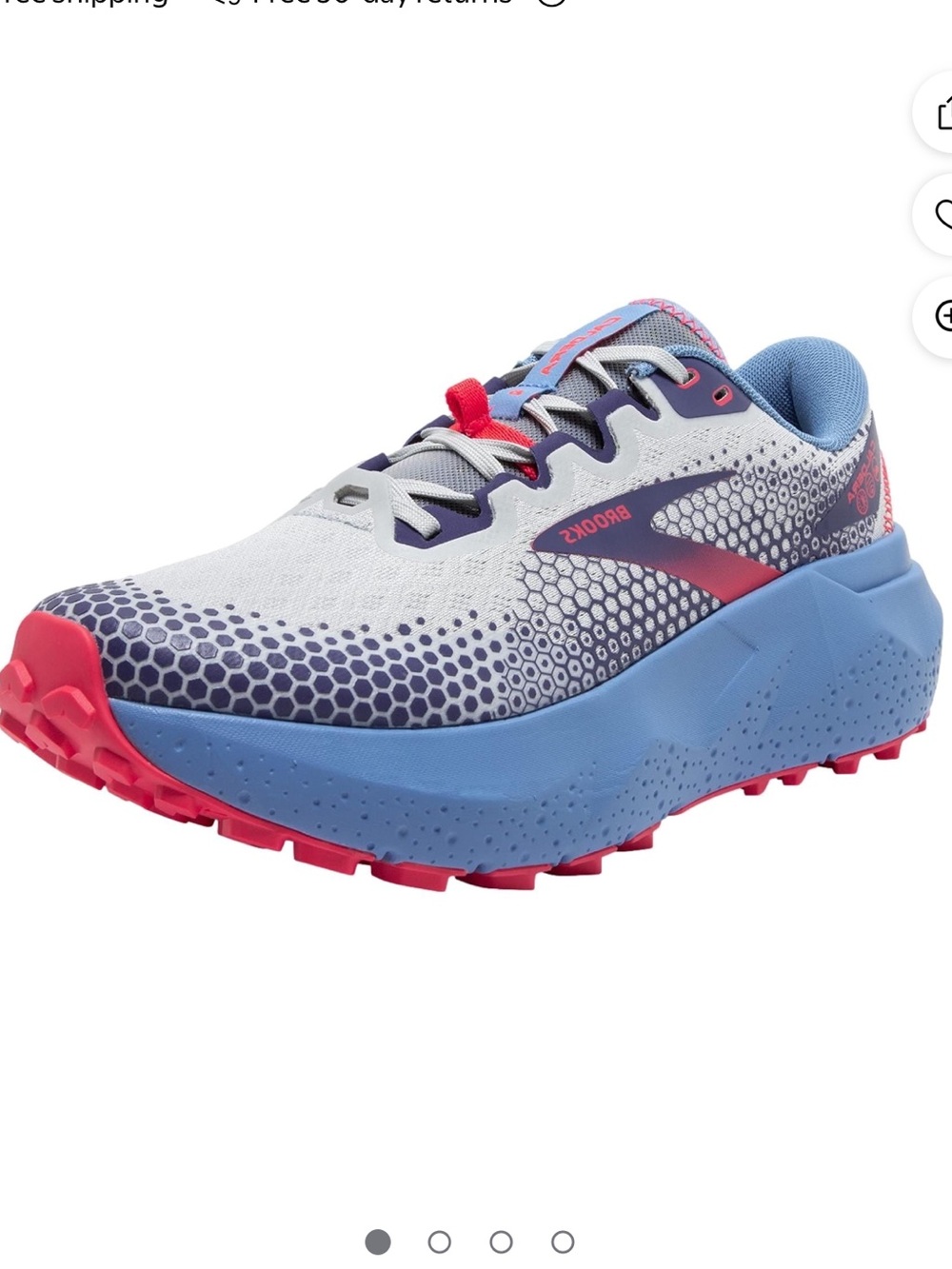 Brooks Caldera 6 Oyster/Blissful Blue/Pink